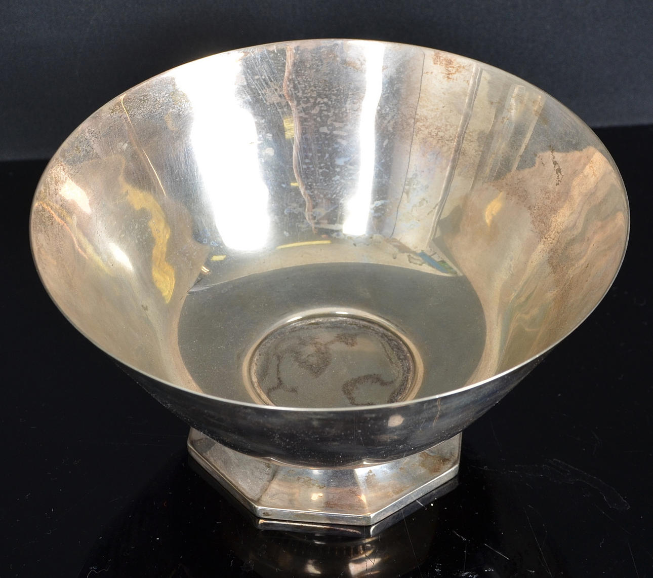 SKÅL, silver, Carlman Aktiebolag Hovjuv, vikt 338 gram.