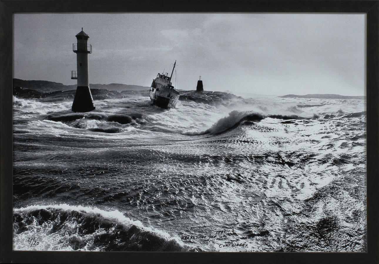 CURT WARÅS. FOTOGRAFI, "Kråkesunds gap", signerad och numrerad 4/20.