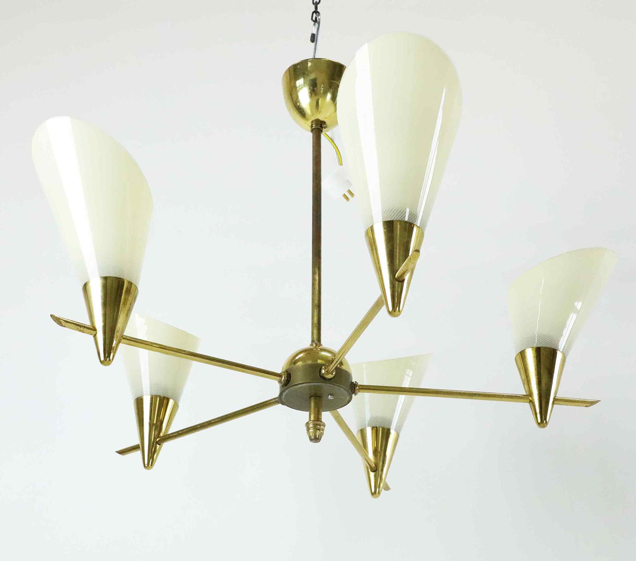 A 1940s-century ceiling lamp.