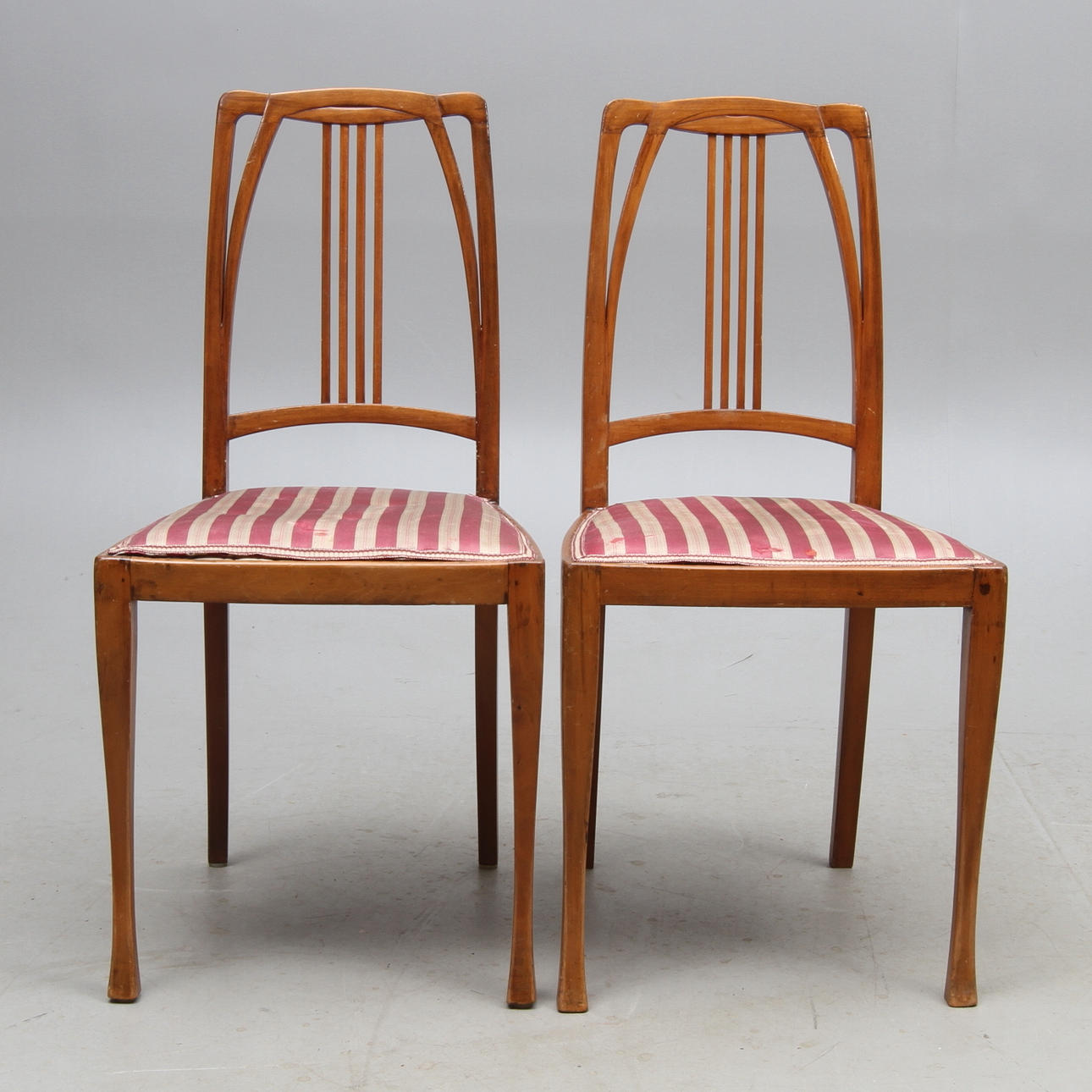 STOLAR, 1 par, jugend, Nordiska Kompaniet, tidigt 1900-tal.