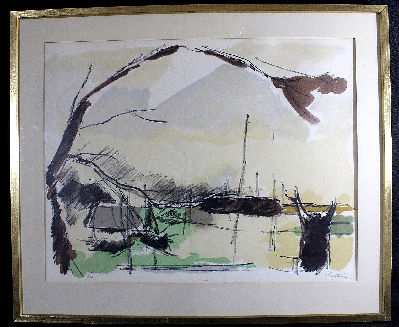 OIDENTIFIERAD KONSTNÄR. blandteknik, signerad, numrerad ll/X.