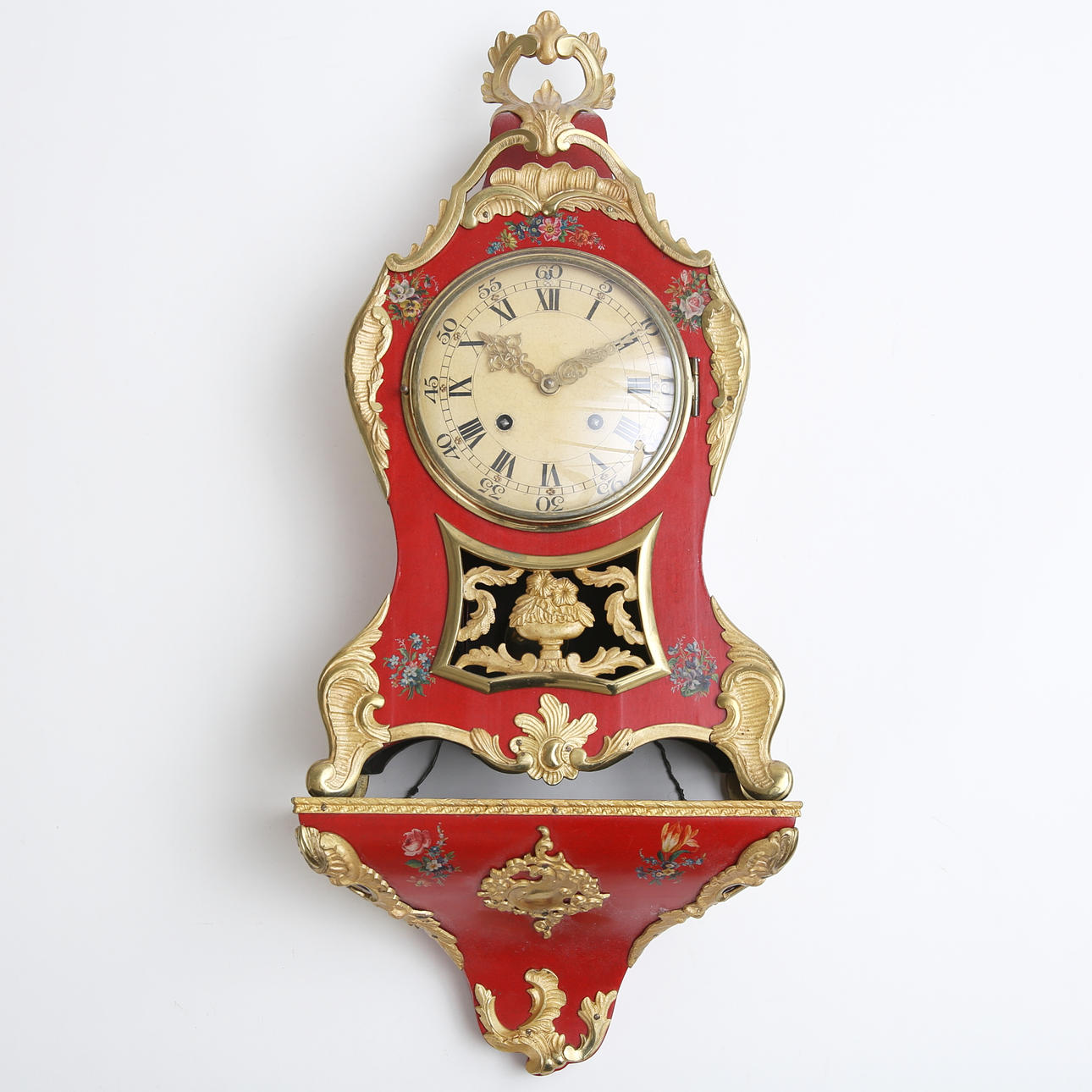 A 20th century rococo style console clock. Clocks & Watches - Mantel ...