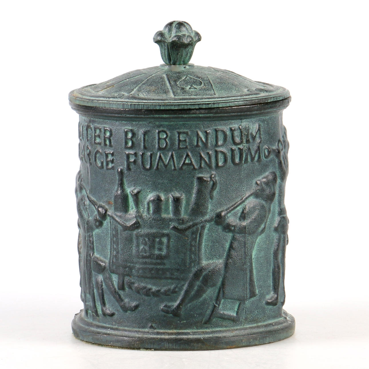 TOBAKSBURK, gjutjärn, 1900-tal.