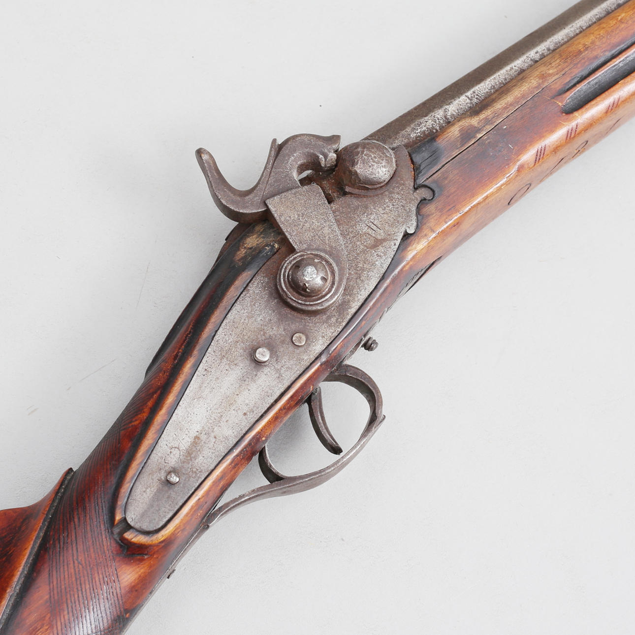 SLACKLOCK RIFLE, dated 1870. Weapons & Militaria - Guns & Rifles ...