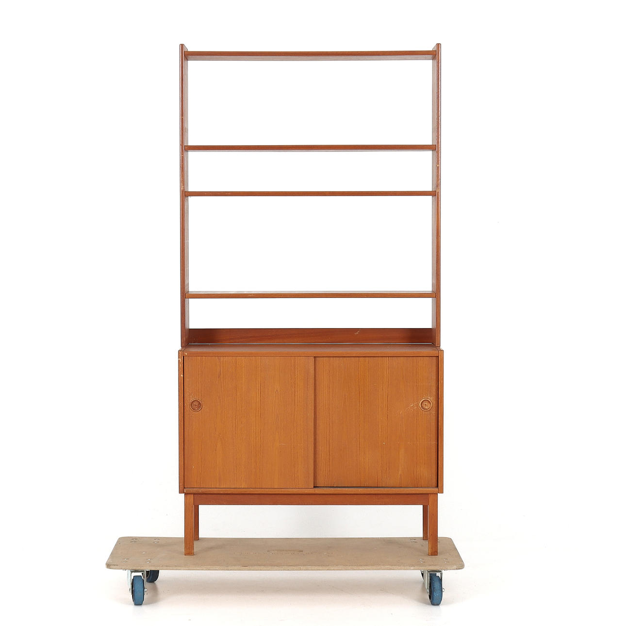 A teak bookcase, 1960s/70s.