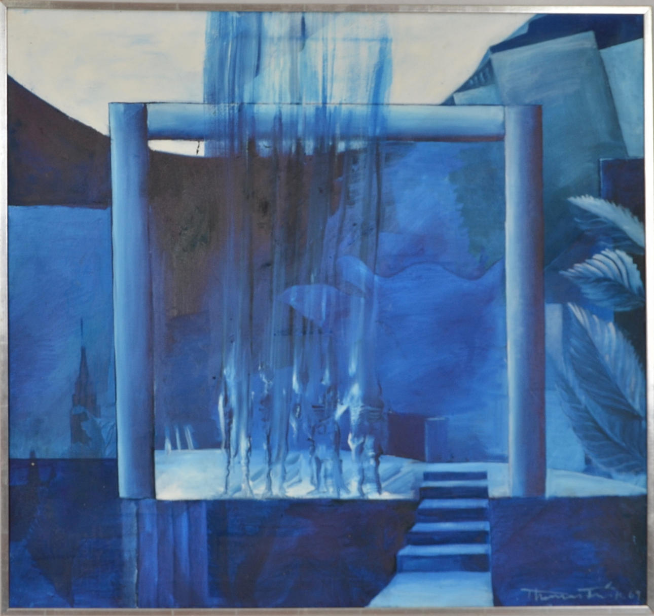 THOMAS FRISK. Olja på duk.