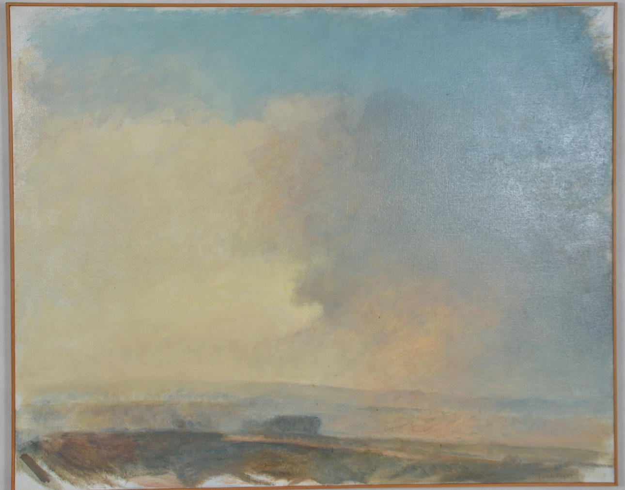 TORD LAGER. Olja på duk.