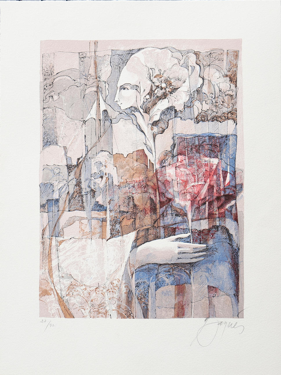 JOSEP BAQUÉS. A girl.