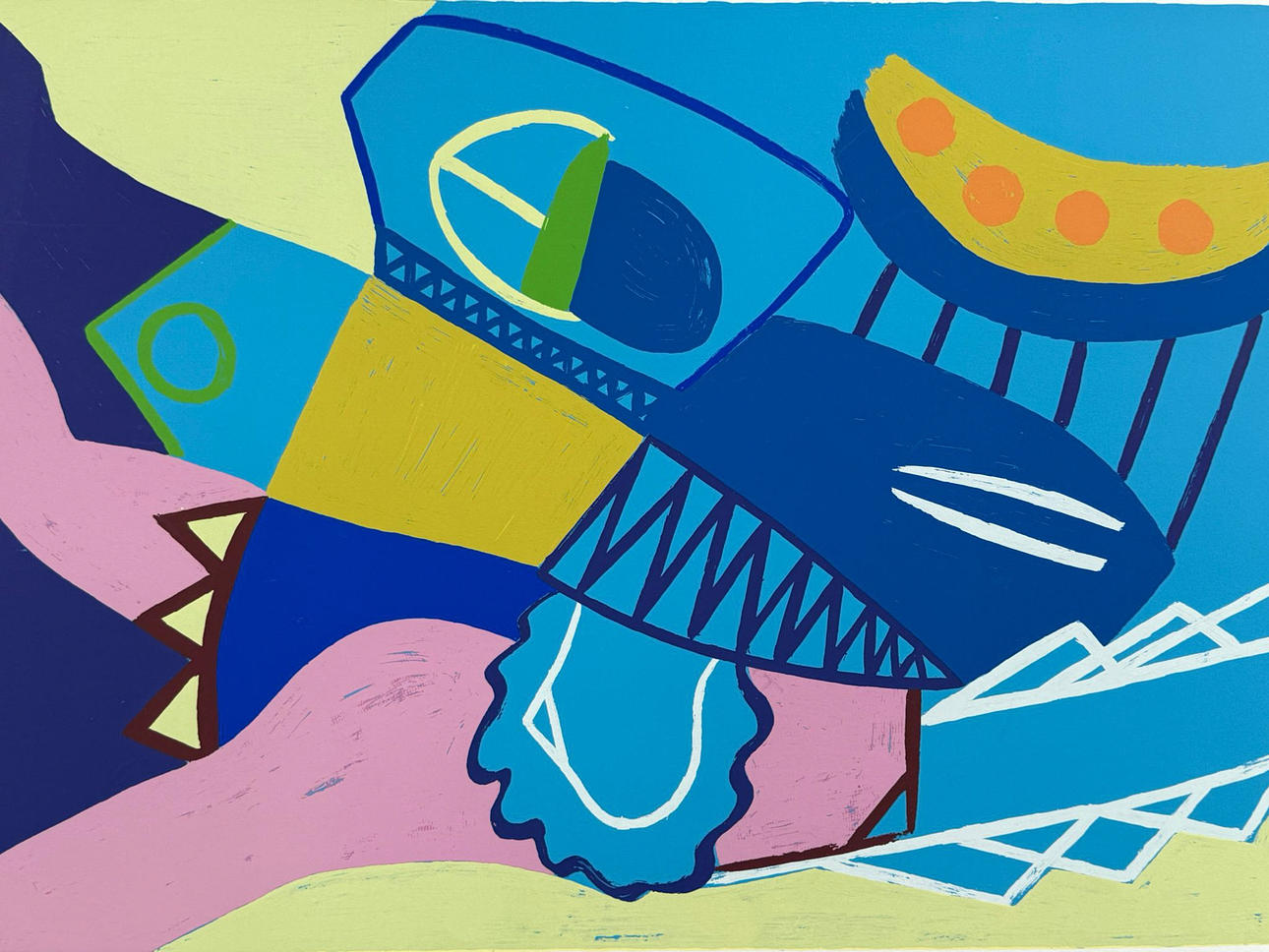 Valter Biella, Print-Multiple, 'Abstract Composition'.