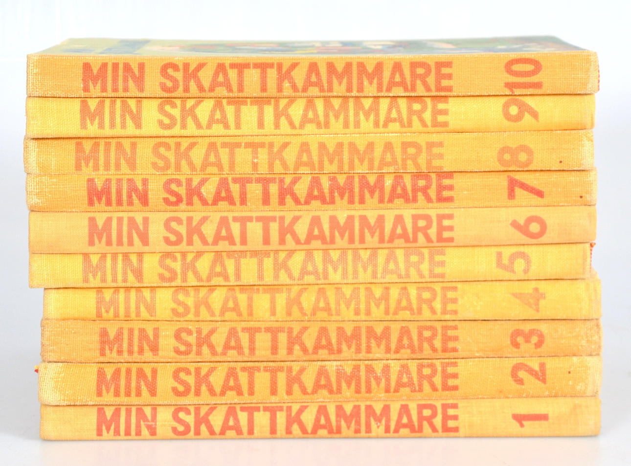 BÖCKER, 10 st, "Min skattkammare", del 1-10, 1950-tal.