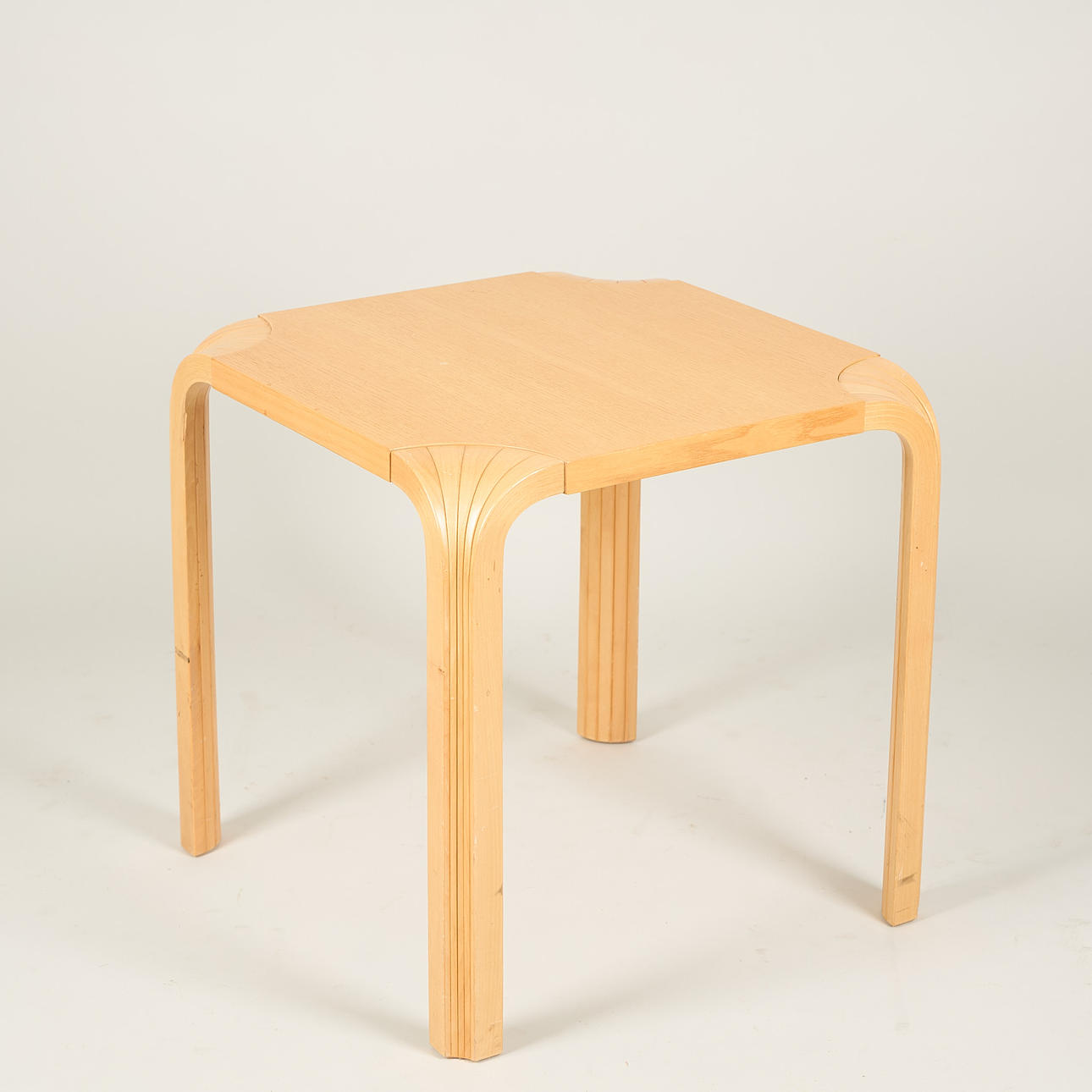 ALVAR AALTO. TABLE / STOOL, model X601, Artek.
