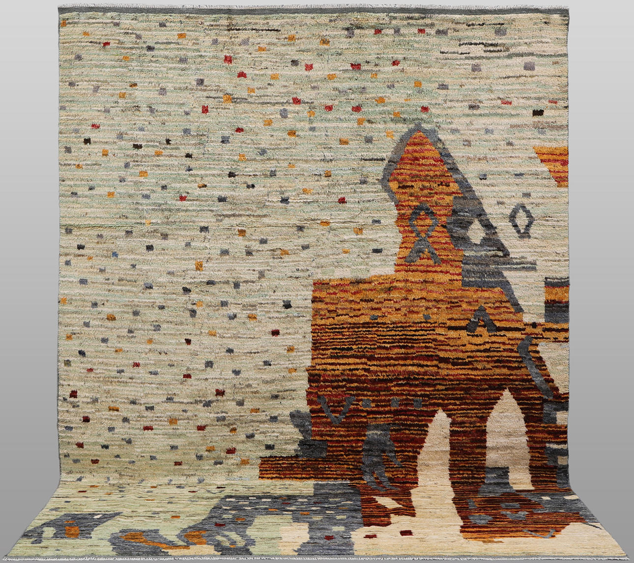 CARPET. Morocco design, 295 x 204 cm.