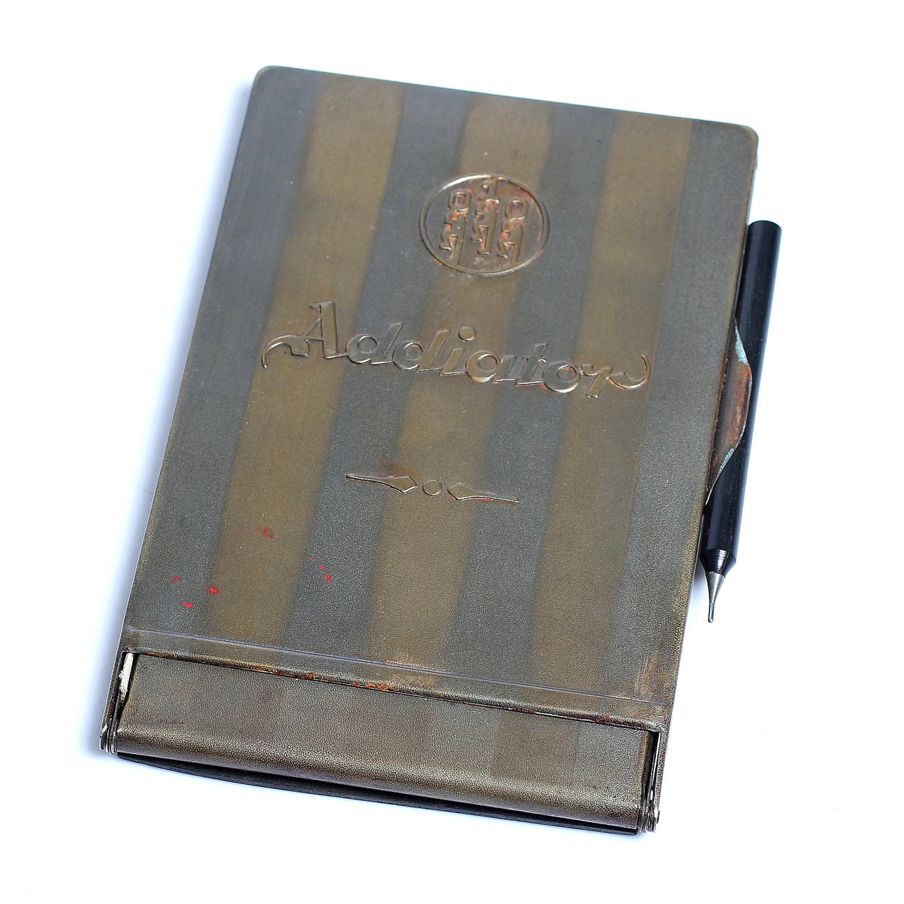 KALKYLATOR, metall, "Additaor", Addiator Rechenmaschinenfabrik, C. Kubler, Berlin, Tyskland.