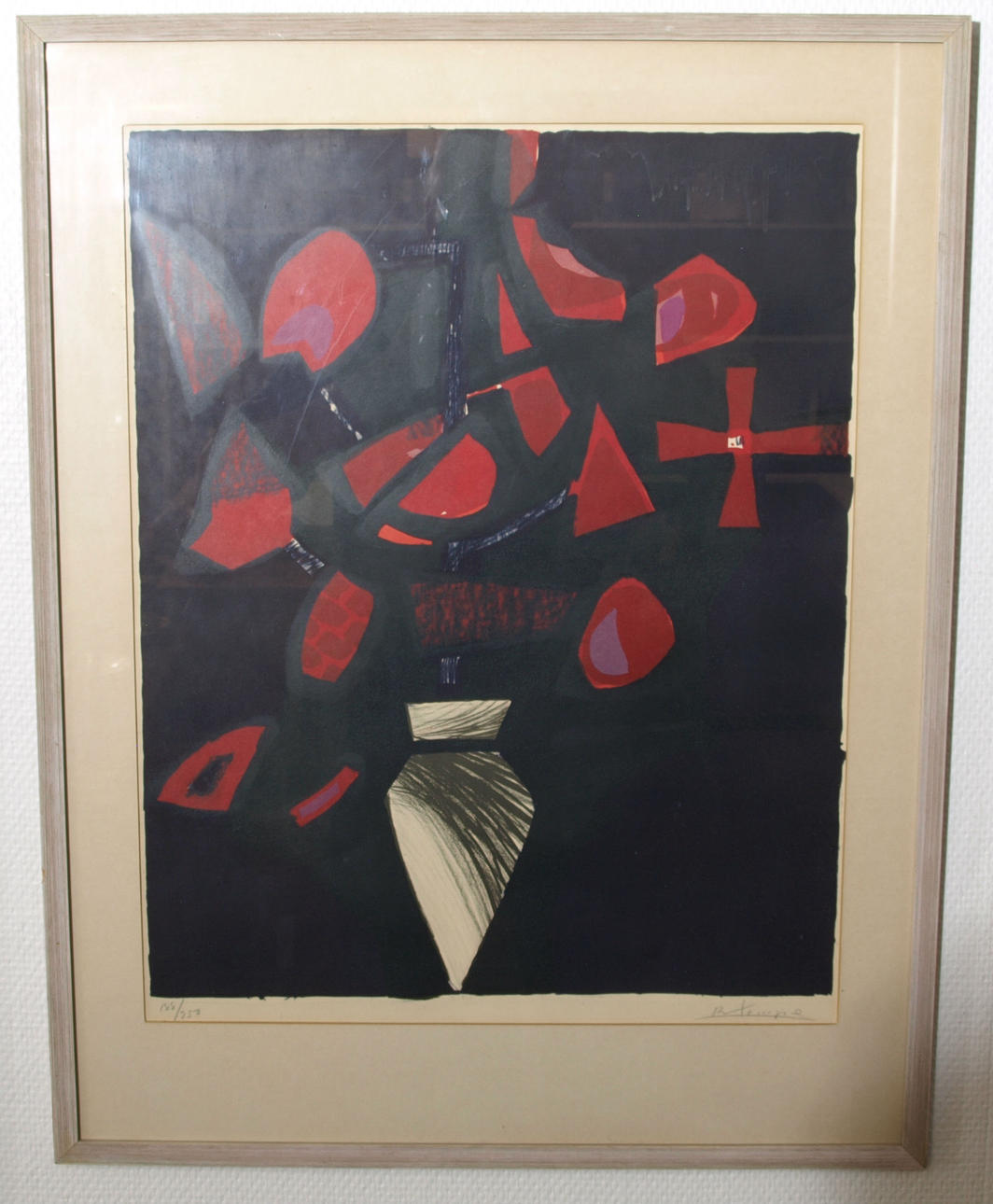 ROLAND KEMPE. Litografi, numrerad 188/450, signerad R Kempe.