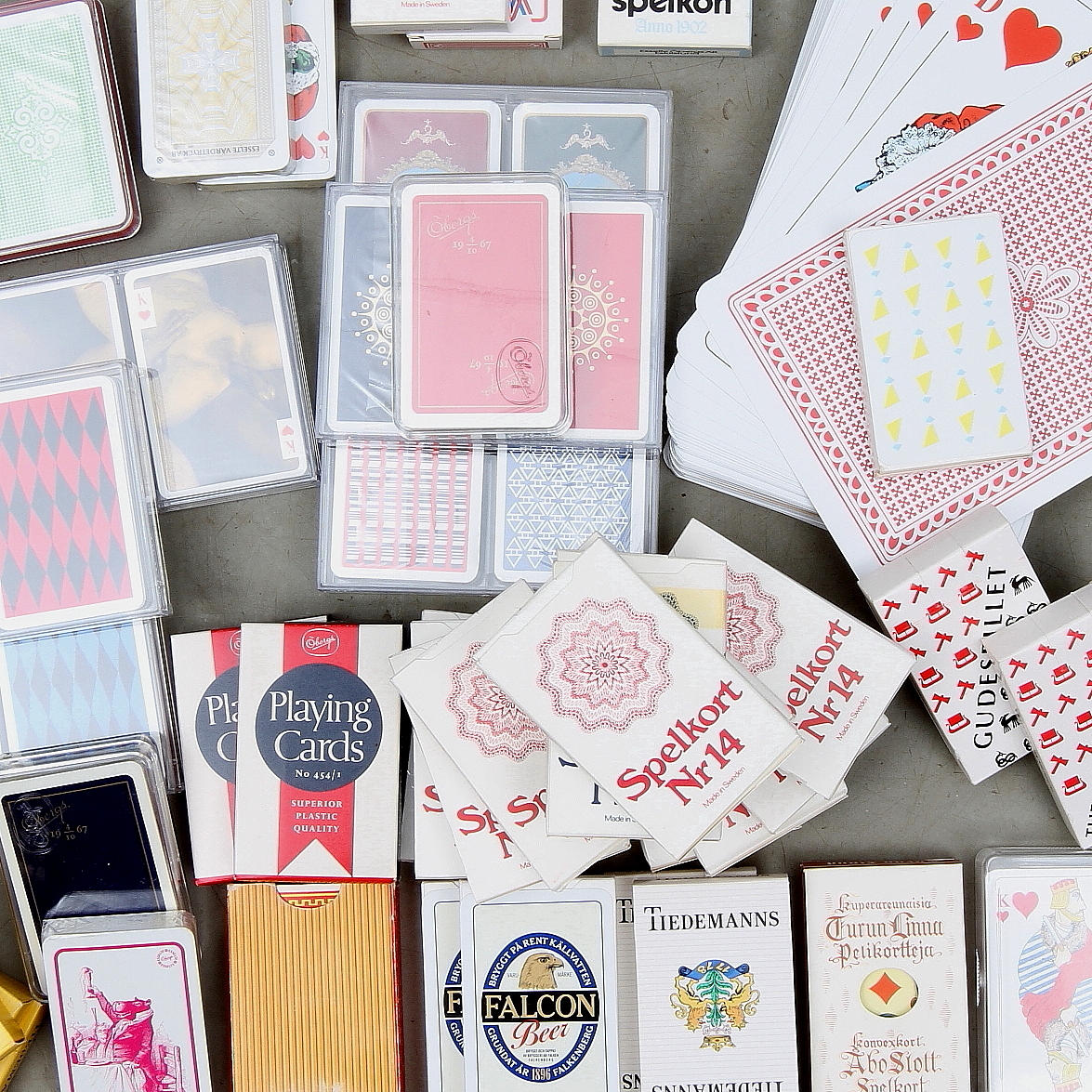 PARTI KORTLEKAR, bl a "Comedia", Stig Lindberg.