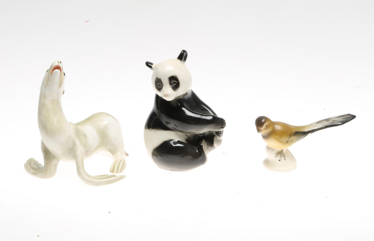 FIGURINER, 3 st, porslin, 1900-tal.