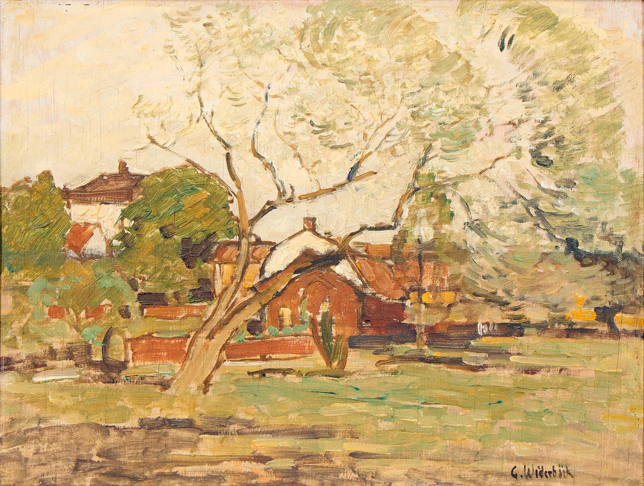 GUSTEN WIDERBÄCK. Park Motif.