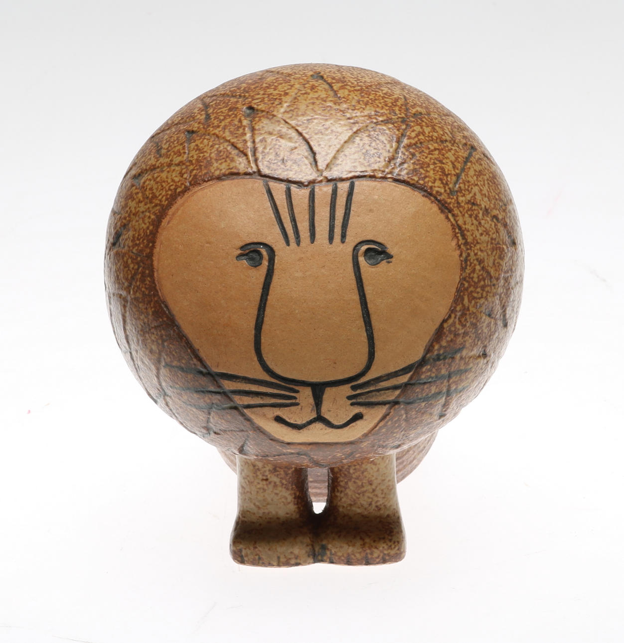 FIGURIN, lejon, stengods, Lisa Larson, Gustavsberg, 1900-tal.