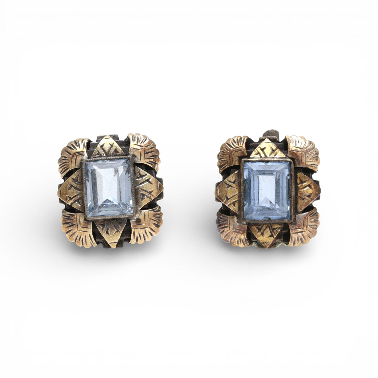 Catalan Art Deco earrings, circa 1930.