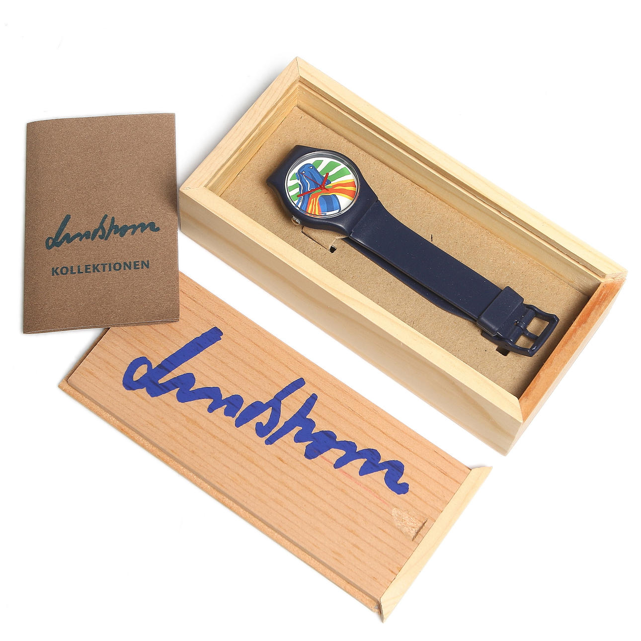 BENGT LINDSTRÖM. "Älgen", armbandsur i originallåda, Frankrike, 1999.