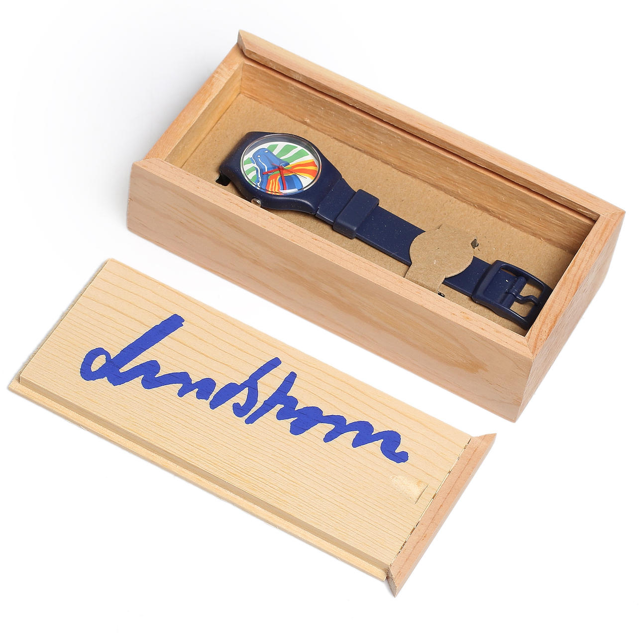 BENGT LINDSTRÖM. "Älgen", armbandsur i originallåda, Frankrike, 1999.