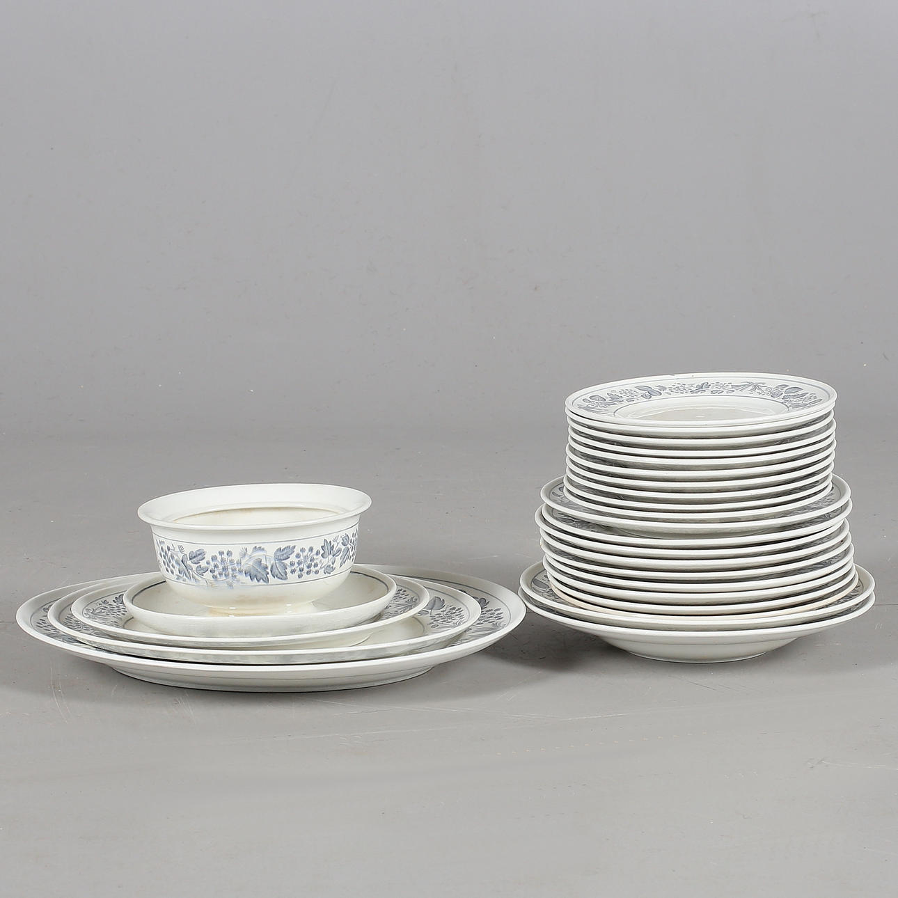 MATSERVIS, 25 delar, "Monica", Arthure Percy, Upsala-Ekeby, Gefle, 1950-tal.