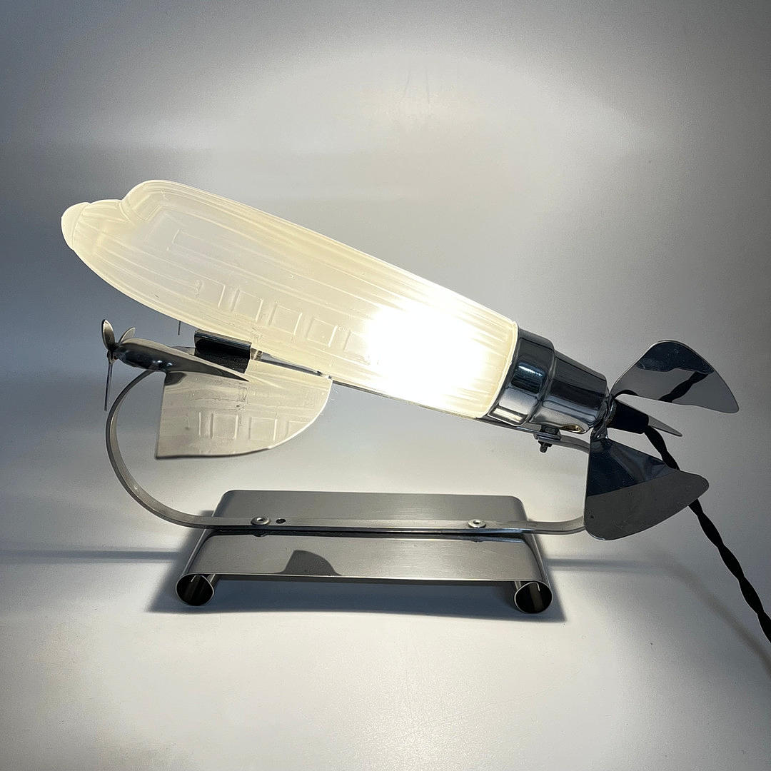 SARSAPARILLA DECO DESIGNS 'DAKOTA DC 3' TABLE LAMP AIRPLANE