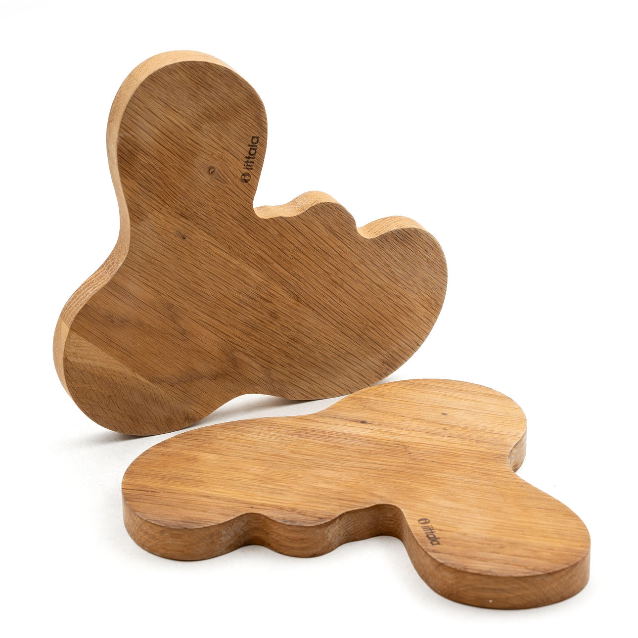 ALVAR AALTO. Serving trays, Oak, “Iittala”, 2pcs.