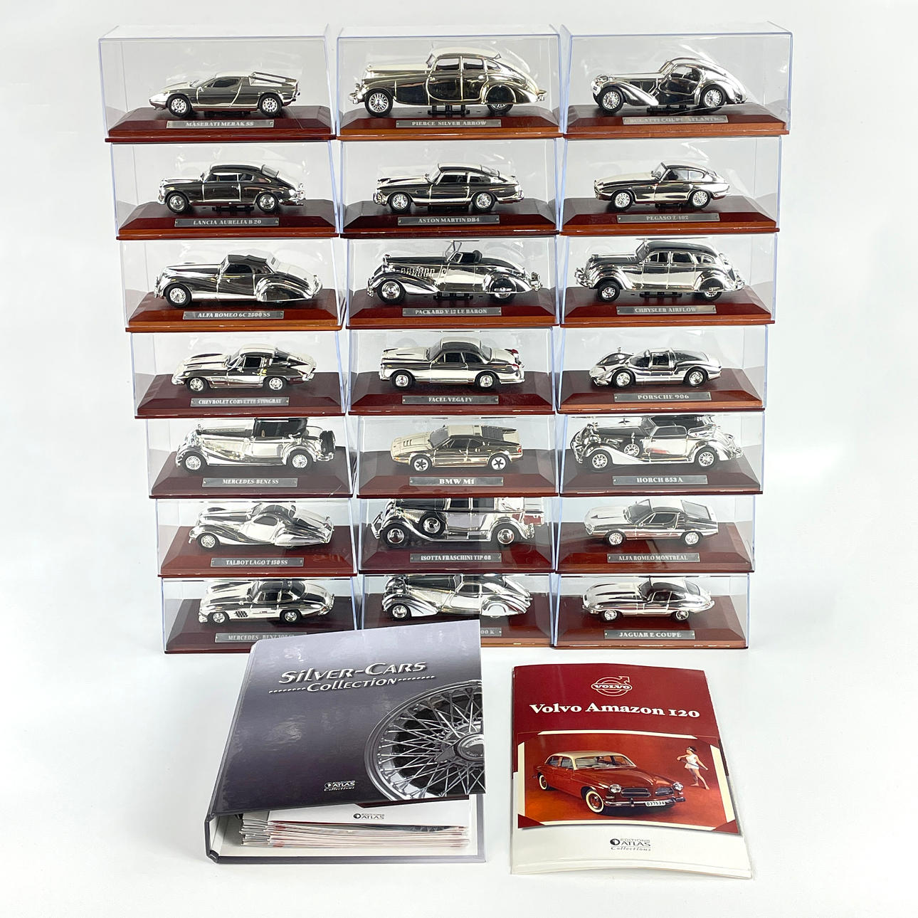 MODEL CARS, 21st, Silver-Car Collection, Atlas, original packaging ...