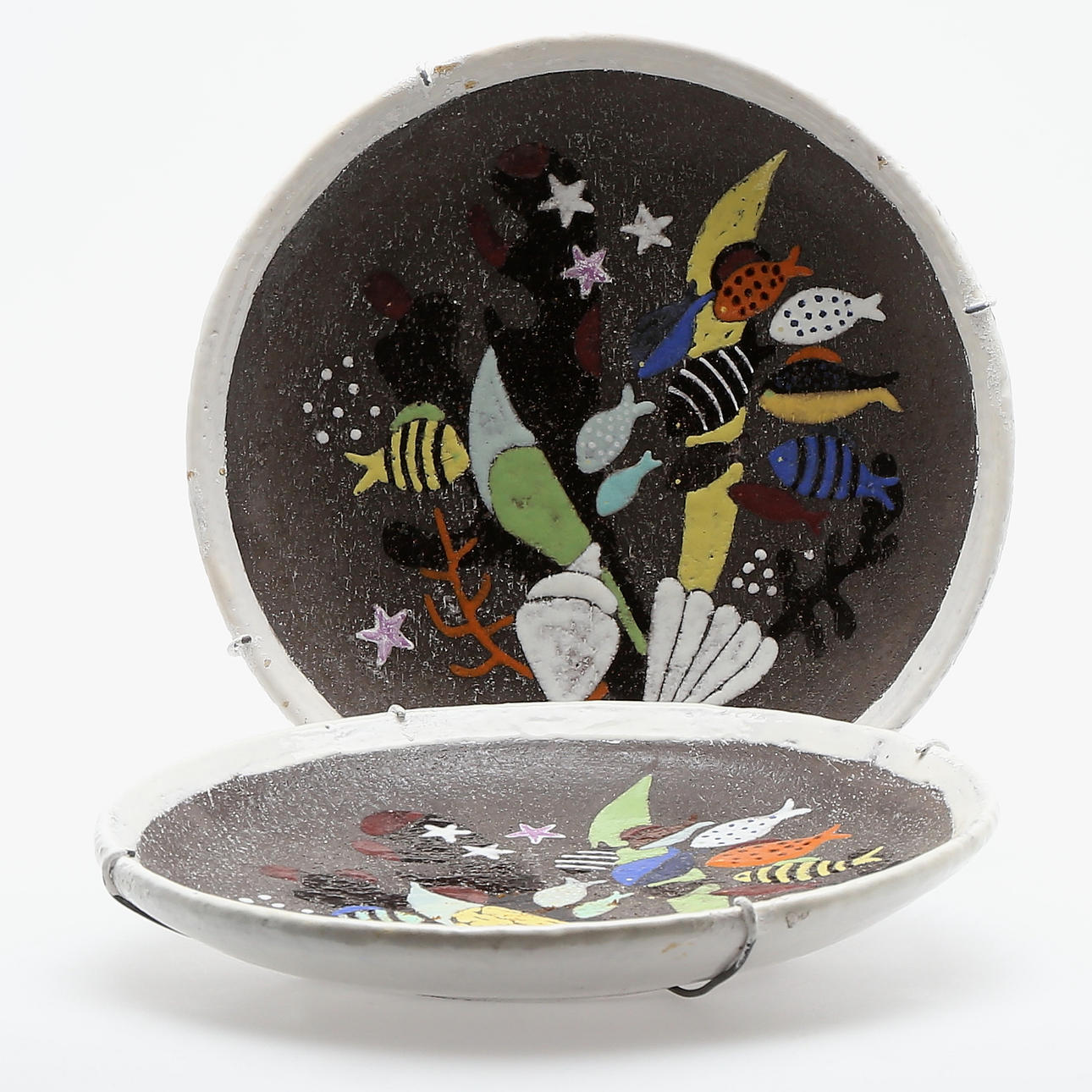 FAT, 2 st, keramik, Anna-Lisa Thomson, Upsala-Ekeby, 1900-talets första hälft.