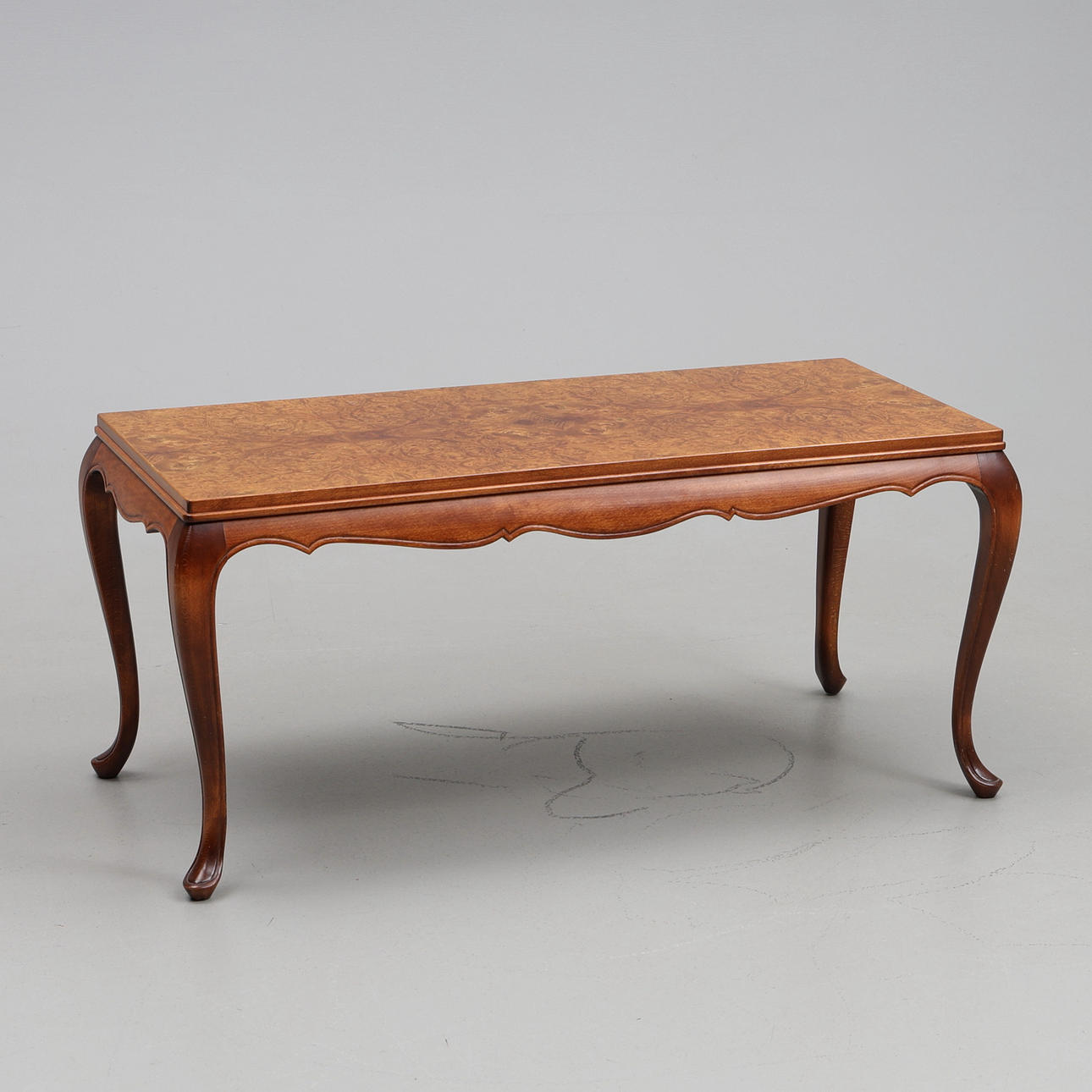 A rococo style coffee table, mid-20th century.