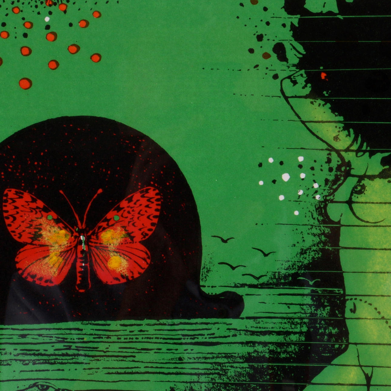 ARDY STRUWER. Färglitografi, "Oväntat möte", signerad samt numrerad 157/175.