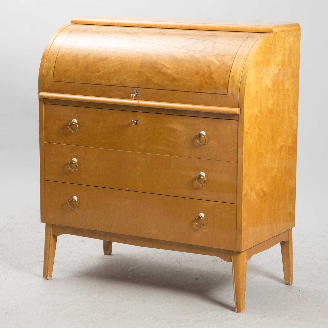 RULLKLAFFSEKRETÄR, björk/alm, 1900-talets mitt.