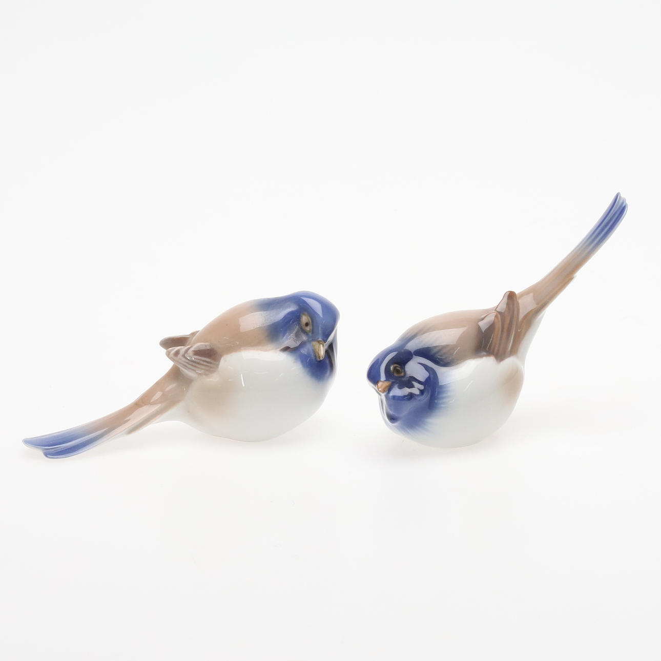 HAHMOJA. 2 kpl. Posliini, ”Linnut”, Bing & Gröndahl.