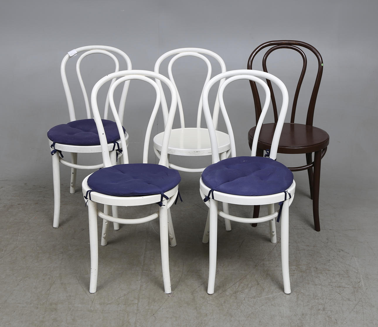 STOLAR, 5 st, "ÖGLA", Gillis Lundgren, IKEA, 1900-talets andra hälft.