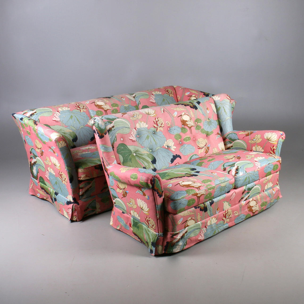 SOFFGRUPP, 2 samt 3 sits, Dux, Ljungs Industrier Ab, Malmö.