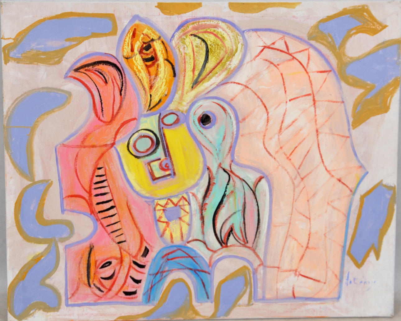 IMRE ANTONYI. Olja på duk.