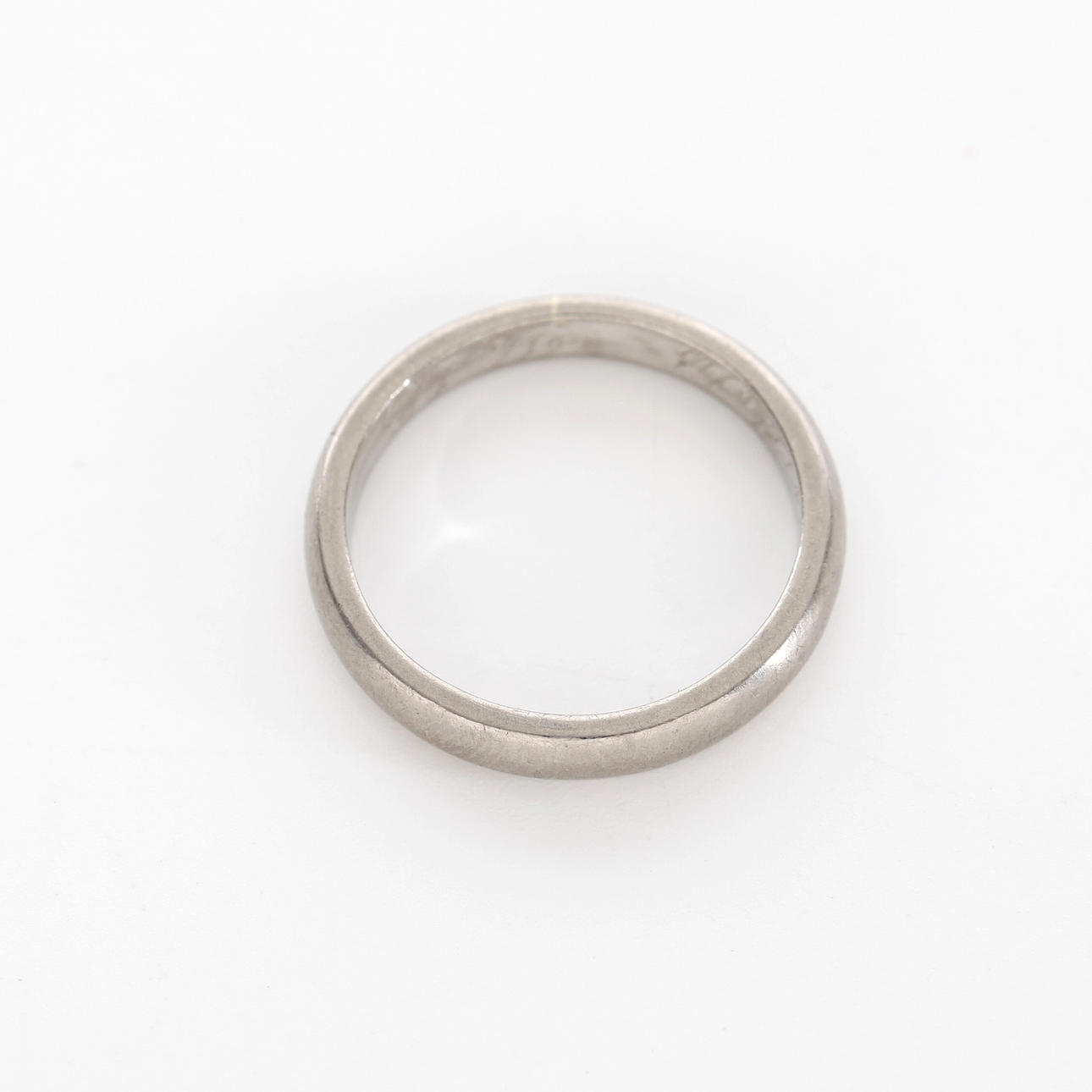 SMOOTH RING, 18K white gold, 1973.