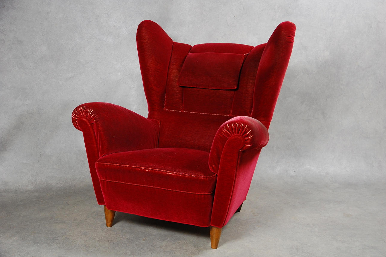 FÅTÖLJ STOR, Swedish Modern 1940 tal.