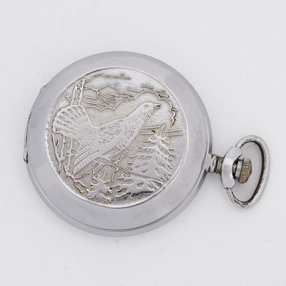 SOVIET ALBIN CURLING POCKET WATCH, MADE IN USSR, MANUAL WINDING, 18 ...
