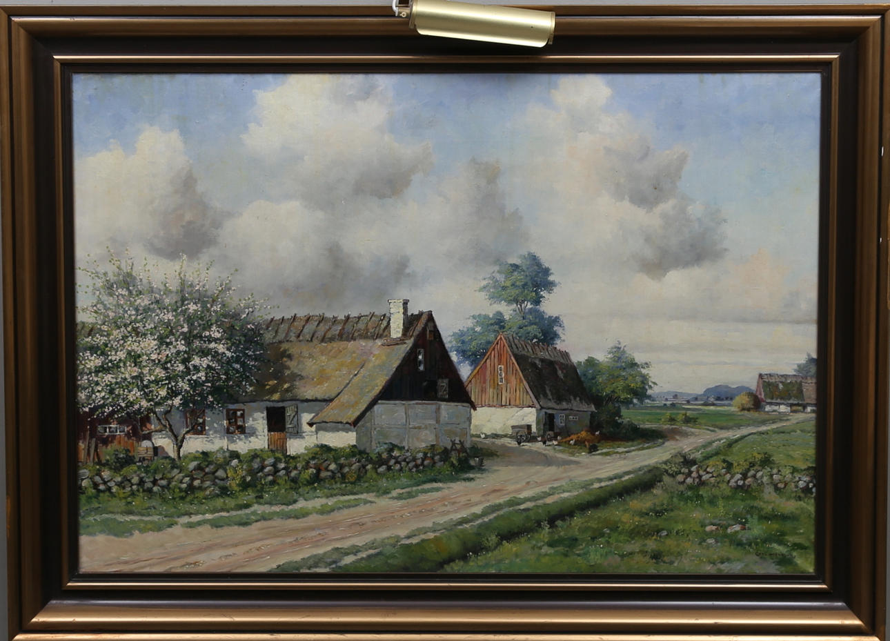 CARL MÅNSSON. Olja på du, signerad.