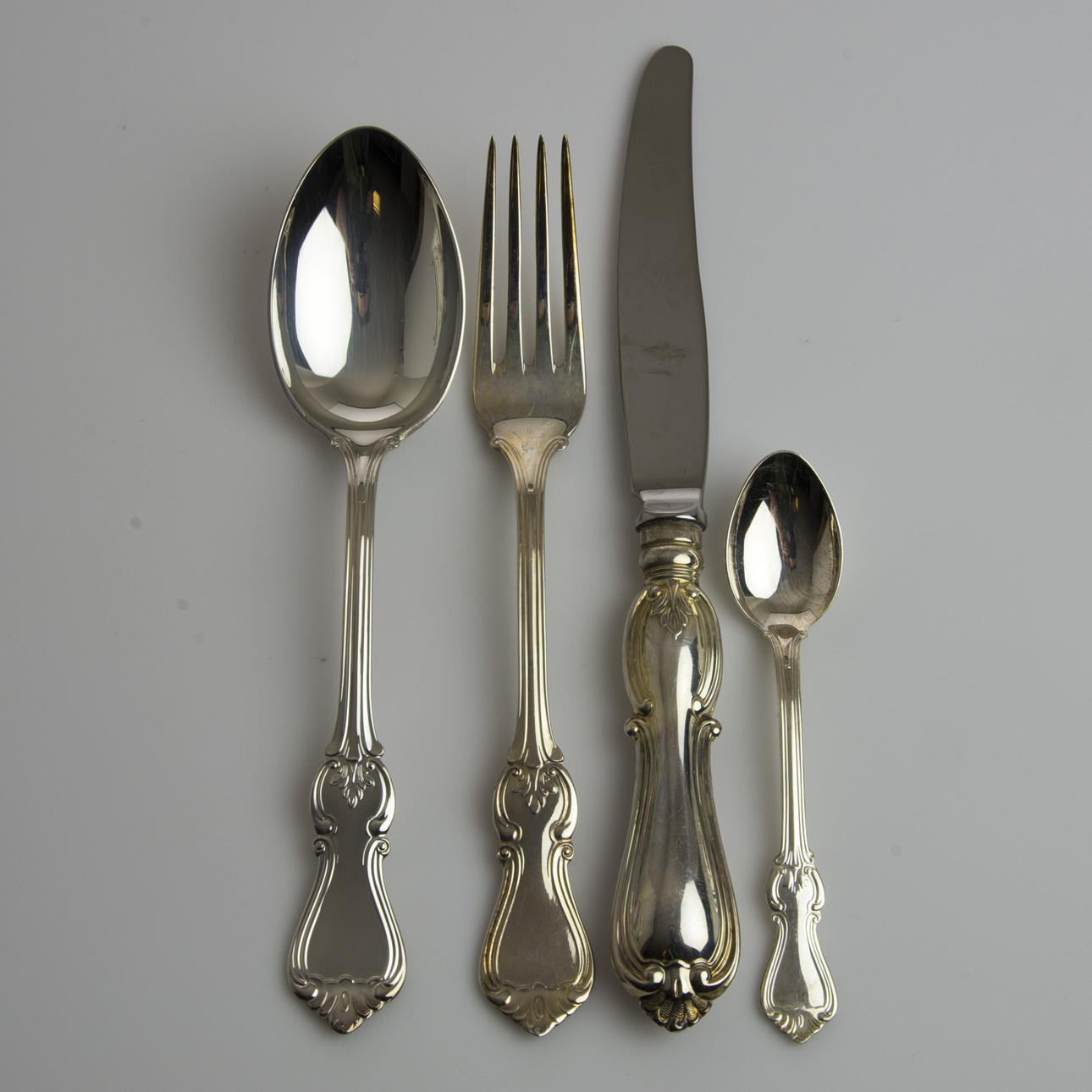 BESTICK, 26 delar, silver, "Olga", GAB.