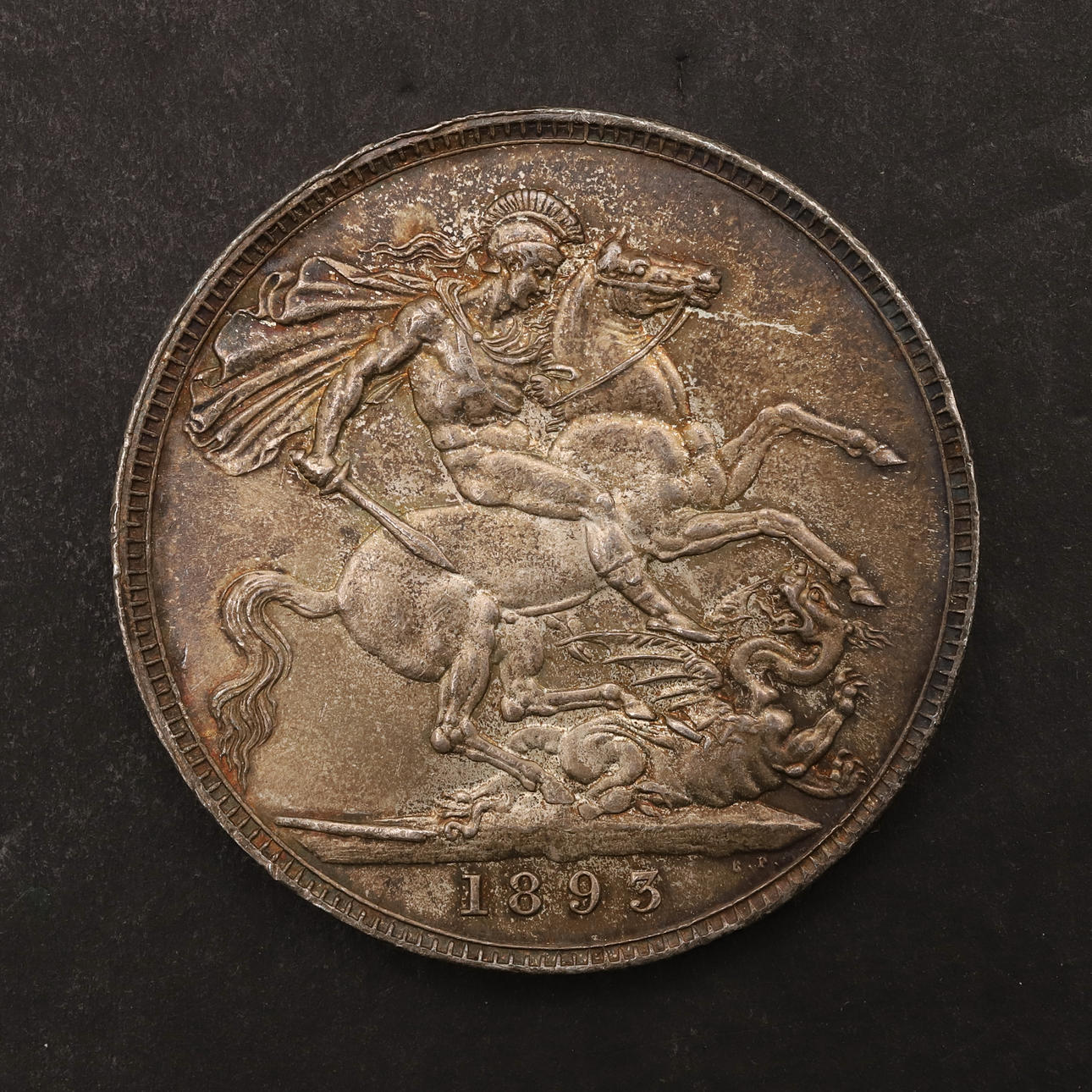 A QUEEN VICTORIA CROWN, 1893. Coins, Medals & Stamps - Coins ...