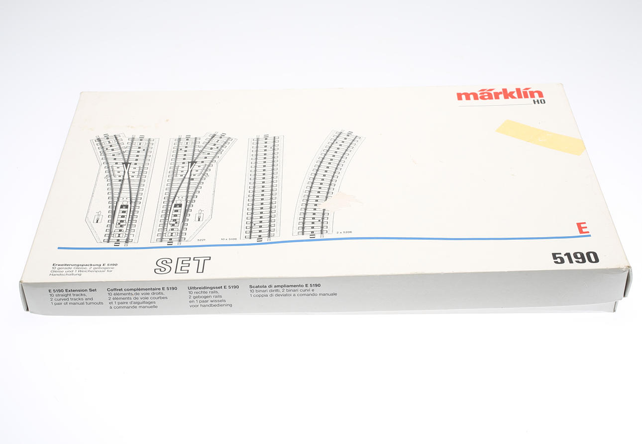 MÄRKLIN, rälssatser, modellnummer 5190.