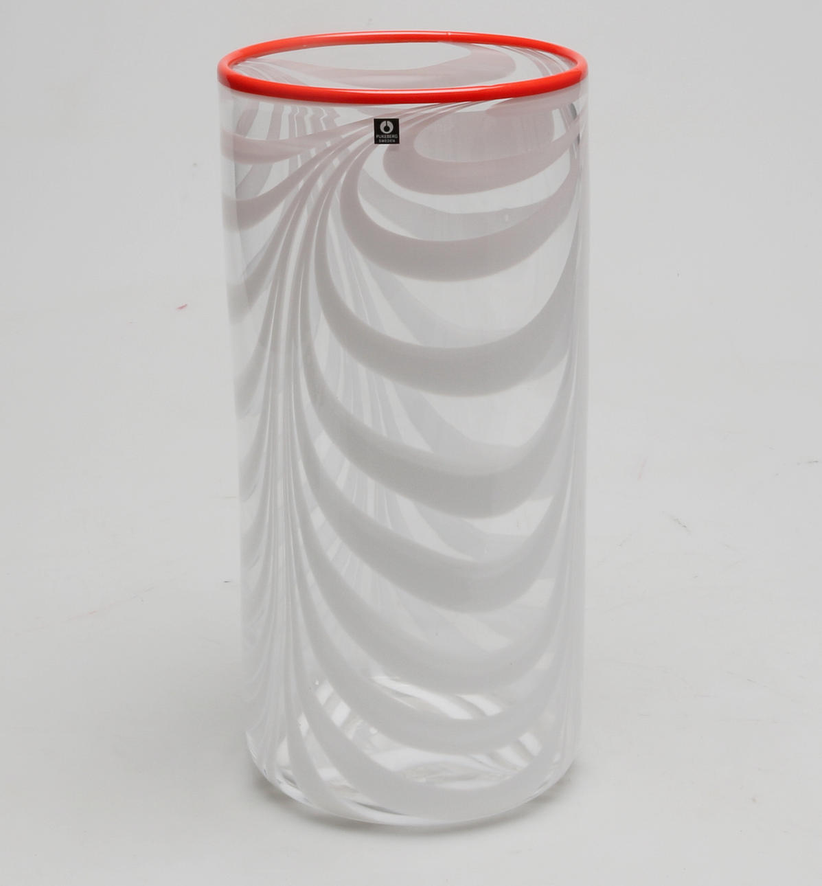 VAS, glas, Rolf Sinneberg, Pukeberg, signerad.