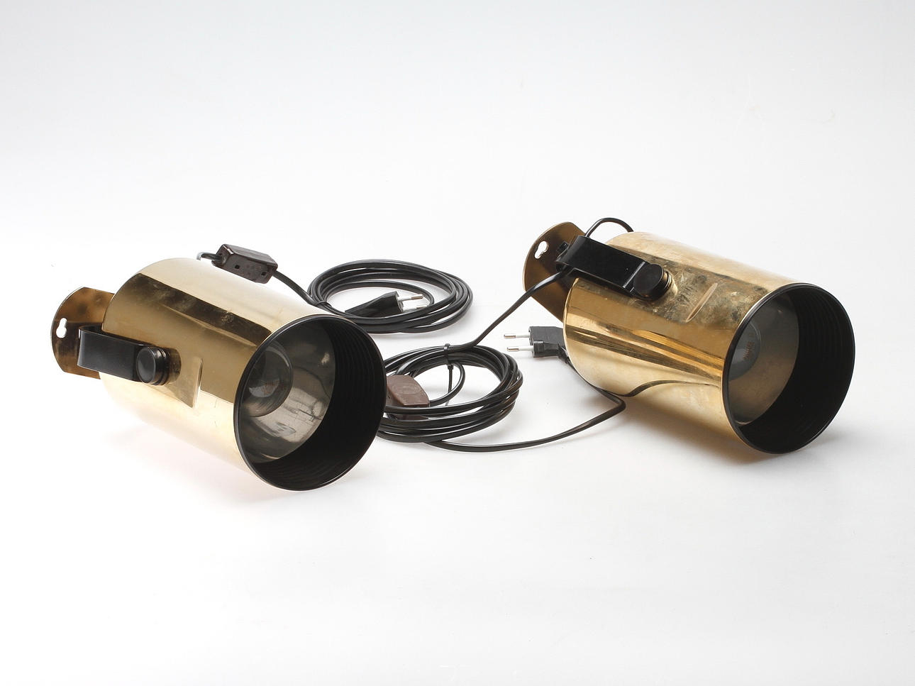 VÄGGLAMPOR, ett par, "Kosta lampa", 1900-talets andra hälft.