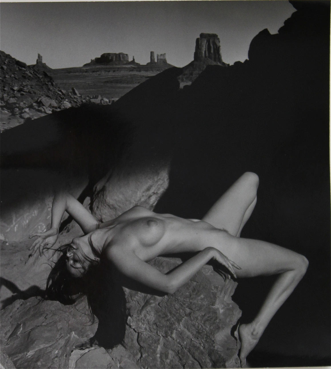 ANDRÉ DE DIENES. "Nude". Silver gelatin print. Osignerad.