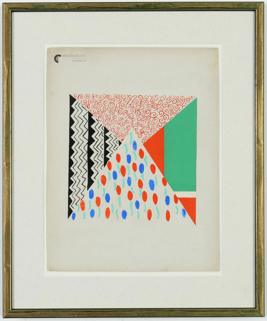 SONIA DELAUNAY. COMPOSITION 39.