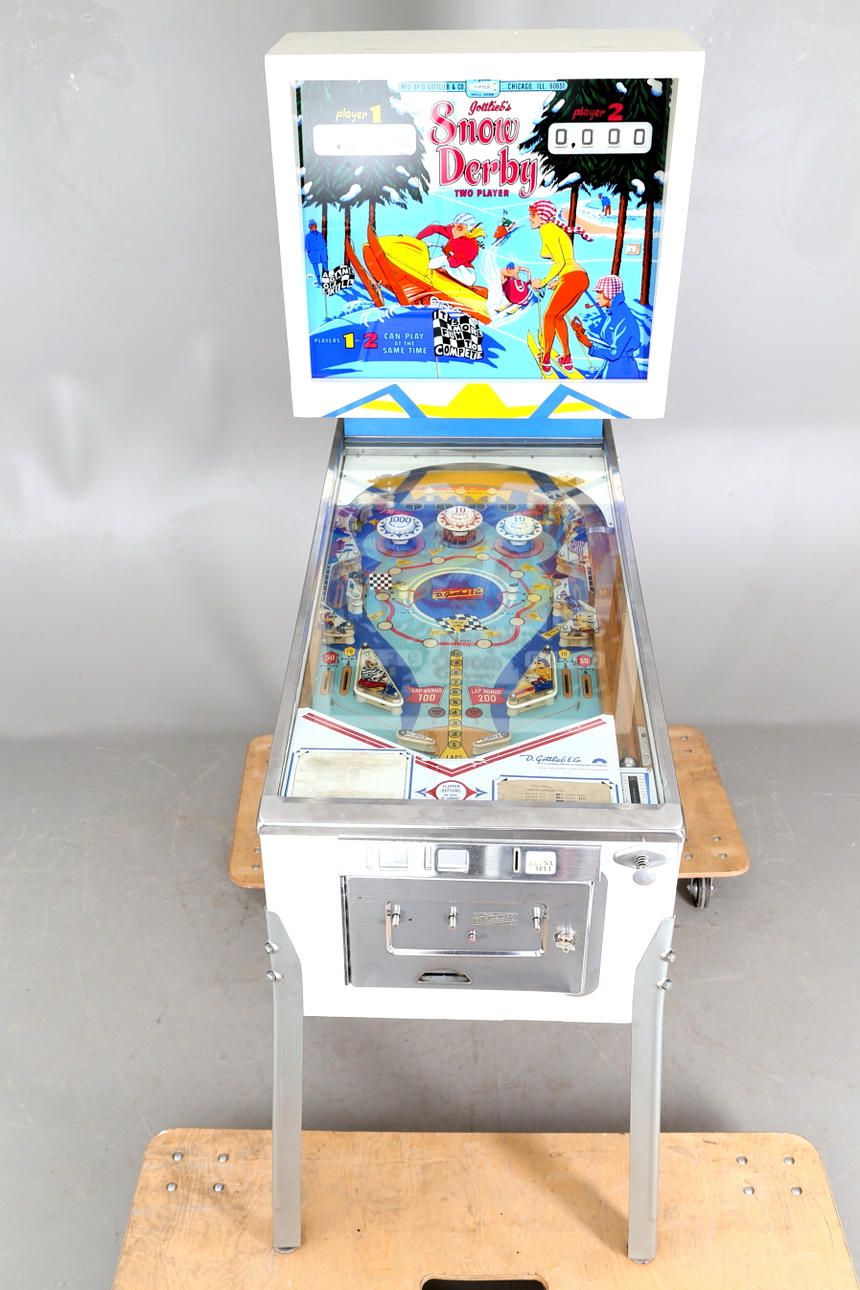 FLIPPERSPEL, "Snow Derby", USA, 1970/80-tal.