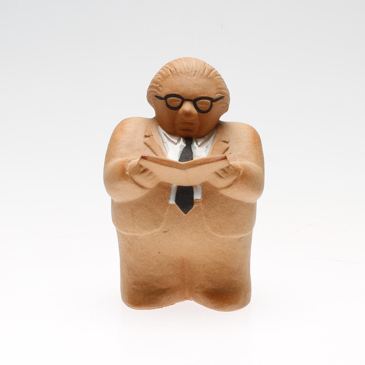 FIGURIN/SPARBÖSSA, stengods, Gunnar Sträng, Lisa Larson, Gustavsberg.